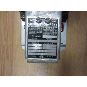 Square D 8502 DG-2 Contactor Size 2 8502DG2 - Used