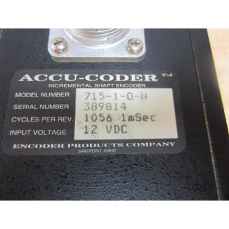 Encoder Products 715-1-0-N Incremental Shaft Encoder 7151ON - New No Box