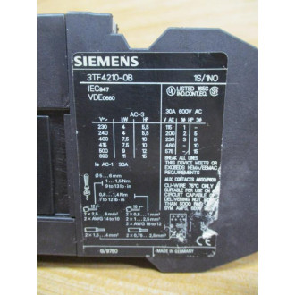 Siemens 3TF4210-0BB4 Contactor 3TF4210-0B - Used