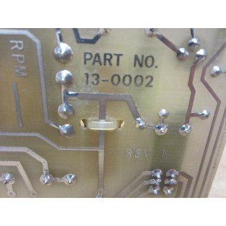 Mindel 13-0002 Circuit Board 130002 - Used