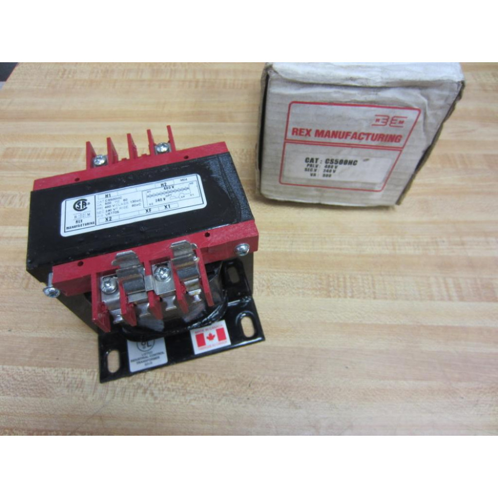 Rex Manufacturer CS500HC Transformer
