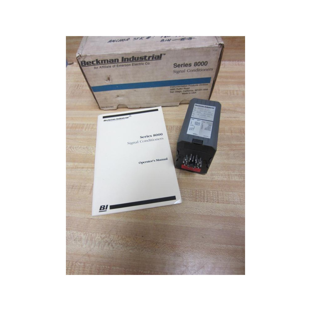 Beckman 8000-3-1-02-60-46 Signal Conditioners 800031026046