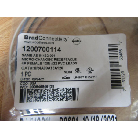 Brad Connectivity Dnd12a-m010, Devicenet Cable Assembly, Ccf | Meses Sin Interés - Foto 14