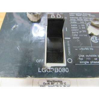 Siemens LGG3B080 80A Circuit Breaker LGG3B080L - Used