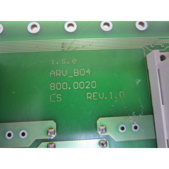 I.S.E. ARV_B04 Circuit Board ARVB04 800.0020 - Used