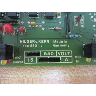 Hilgerukern FEP 8801 Circuit Board FEP8801 -2 FEP 8801-2 - Parts Only