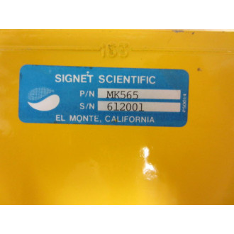 Signet Scientific MK565 Flow Sensor - Used