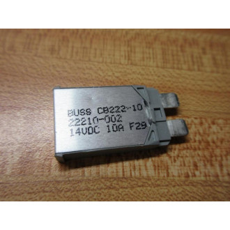 Buss CB222-10 Bussmann 10A Circuit Breaker CB22210 (Pack of 2)