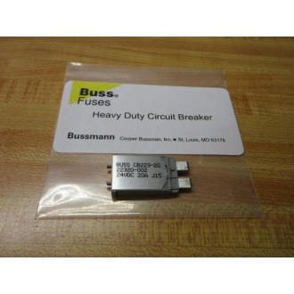 Buss CB223-20 Bussmann 20A Circuit Breaker CB22320 (Pack of 2)