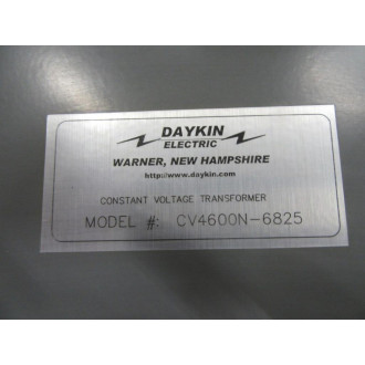 Daykin CV4600N-6825 Transformer CV4600N6825 - New No Box