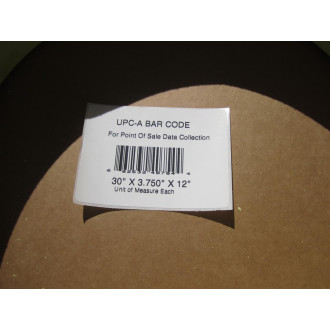 Norton 66253240754 Alundum Grinding Wheel 3NQ80-L10VS 30"x3.750"x12"