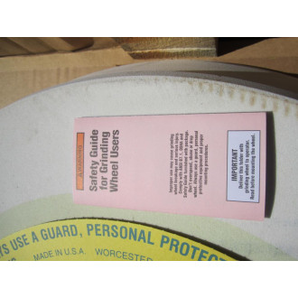 Norton 66253240754 Alundum Grinding Wheel 3NQ80-L10VS 30"x3.750"x12"