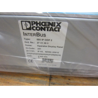 Phoenix Contact IBS IP ODP 2 Operator Display Panel IBSIPODP2