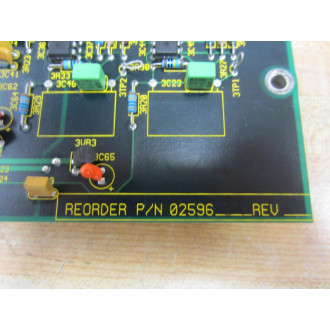 Micro Motion 1003148 Circuit Board 02596 - Used