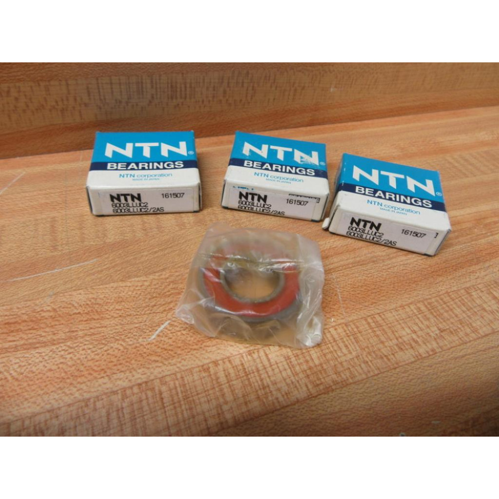 NTN 6003LLUC22AS Ball Bearing 6003LLUC2 (Pack of 3)