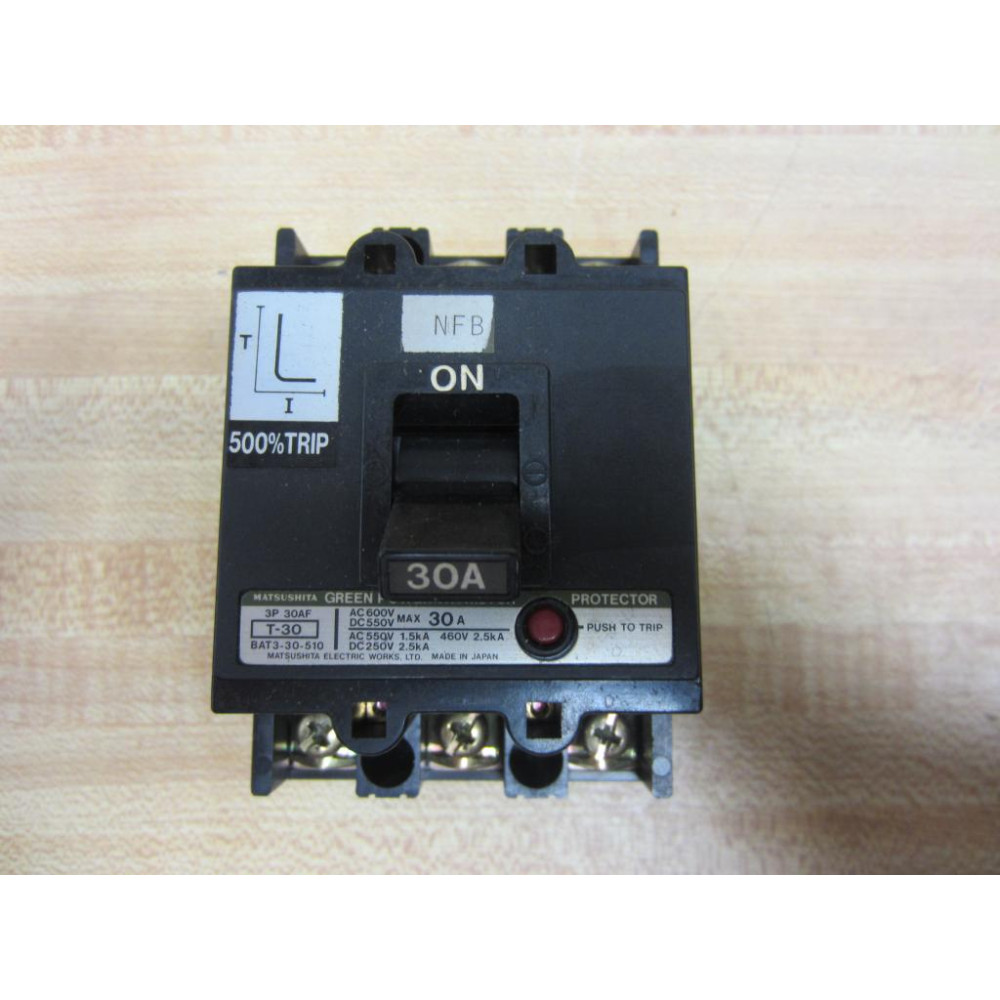Matsushita BAT3-30-510 BAT330510 Thyristor Protector - Used