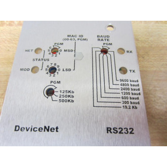 DeviceNet 0012019190 Circuit Board RS232 - New No Box