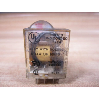 Square D 8501-RSD4S1 Relay 8501RSD4S1 WRed  Indicator Light - Used