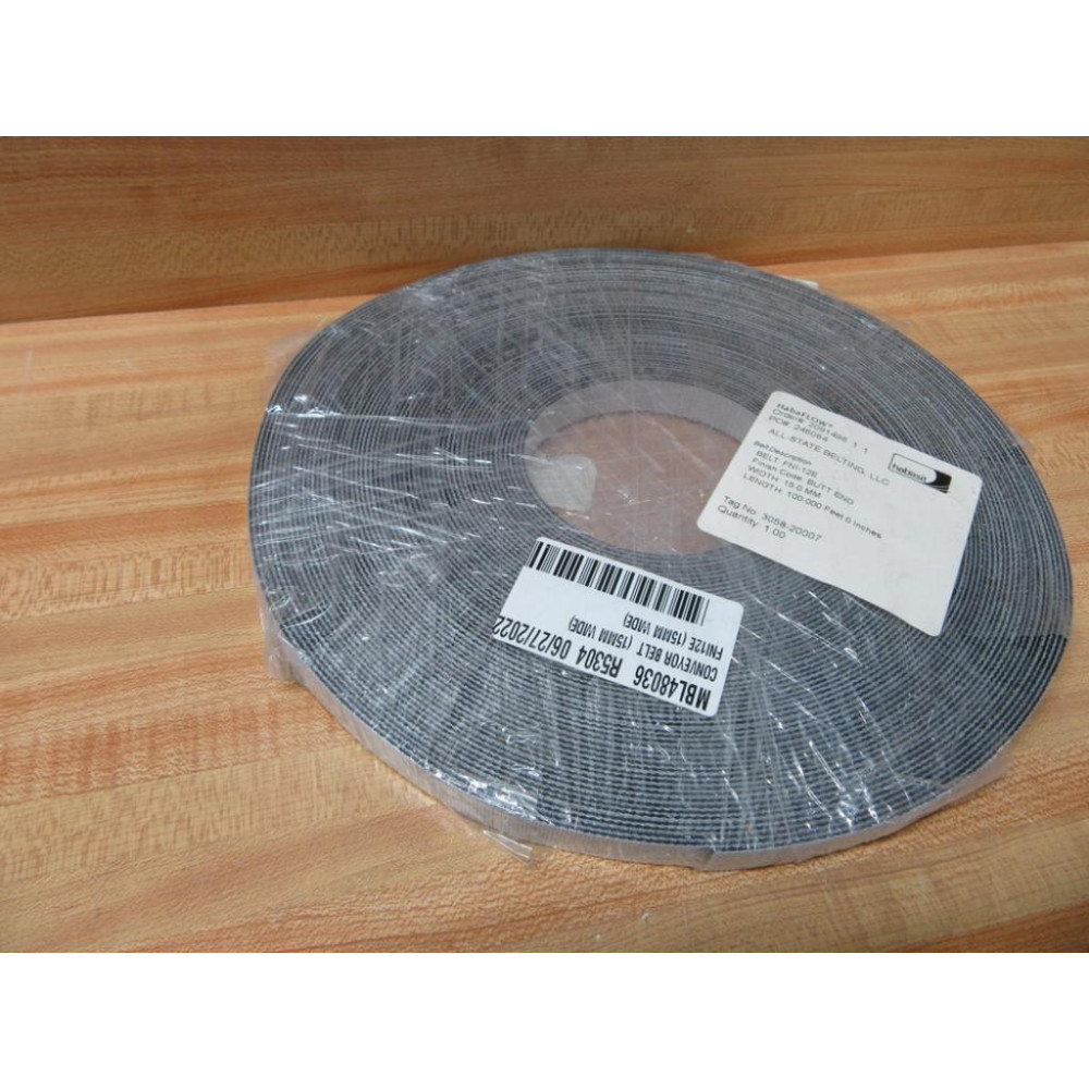 Habasit FNI-12E HabaFlow Conveyor Belt FNI12E 15MM x 100'