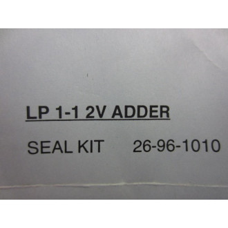 Micromatic 26-96-1010 Seal Kit 26961010 (Pack of 2) - New No Box