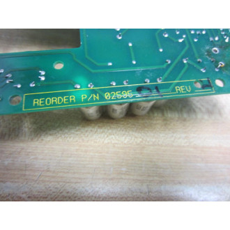 MMI 1003121 Circuit Board 02595 Rev D - Parts Only
