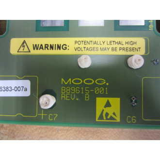 Moog B89615-001 Circuit Board B89615001 With Wires Rev B - Used