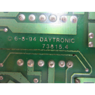 Daytronic 73815.4 Circuit Board 738154 - Parts Only