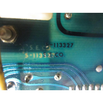 S.E. Company 5-113327 Circuit Board 5113327 - Used