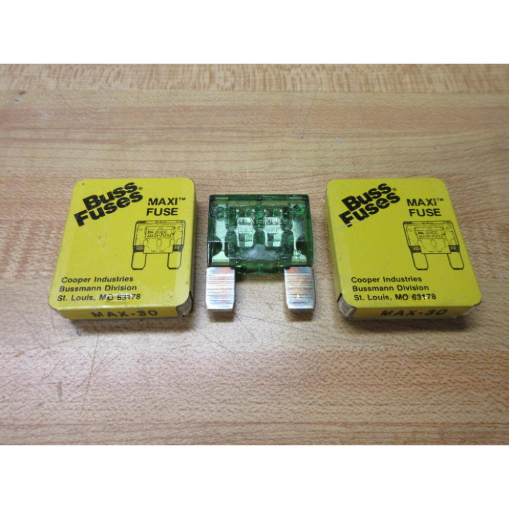 Buss MAX-30 Bussmann Fuse Cross Ref 6AYD9 (Pack of 4)