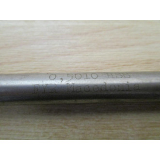 FYR Macedonia 0,5010 HSS Straight Chucking Reamer - New No Box