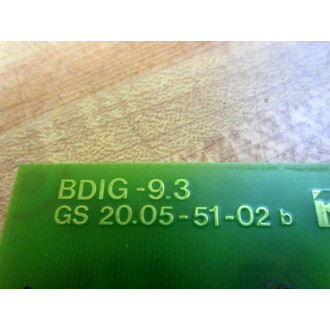Klaschka GS20.05-51-02 Circuit Board BDIG-9.3 - Used