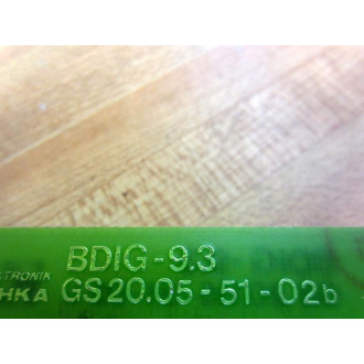 Klaschka GS20.05-51-02 Circuit Board BDIG-9.3 - Used