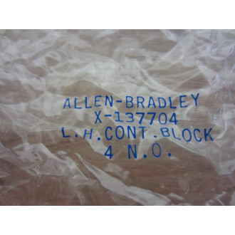 Allen Bradley X-137704 Contact Block Lh