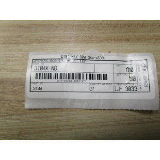 Digi-Key 3104K-ND WashersBushing - New No Box