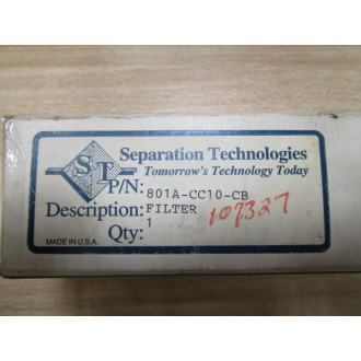 Separation Technologies 801A-CC10-CB Filter