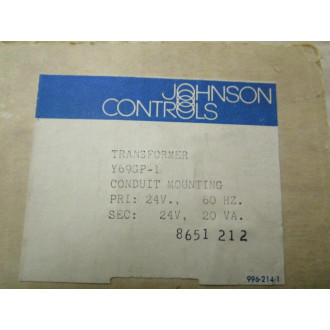 Johnson Controls Y69GP-1 Transformer