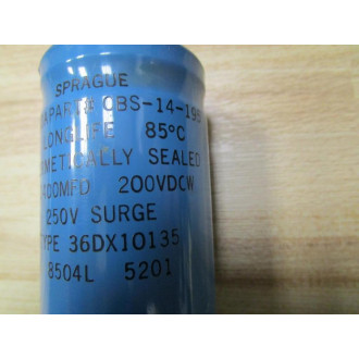Sprague CBS-14-195 Capacitor - Used