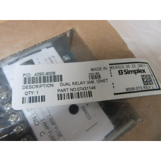 Simplex 4090-9008 Dual Relay IAM 07431146