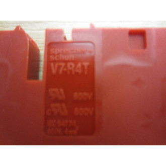 Sprecher And Schuh V7-R4T-RE Terminal Block (Pack of 5)