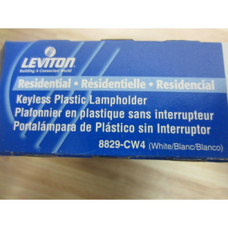 Leviton 8829-CW4 Lamp Holder (Pack of 3)