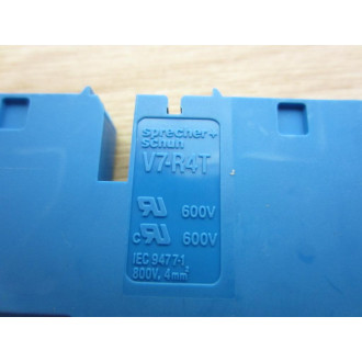Sprecher And Schuh V7-R4T-B Terminal Block (Pack of 5)