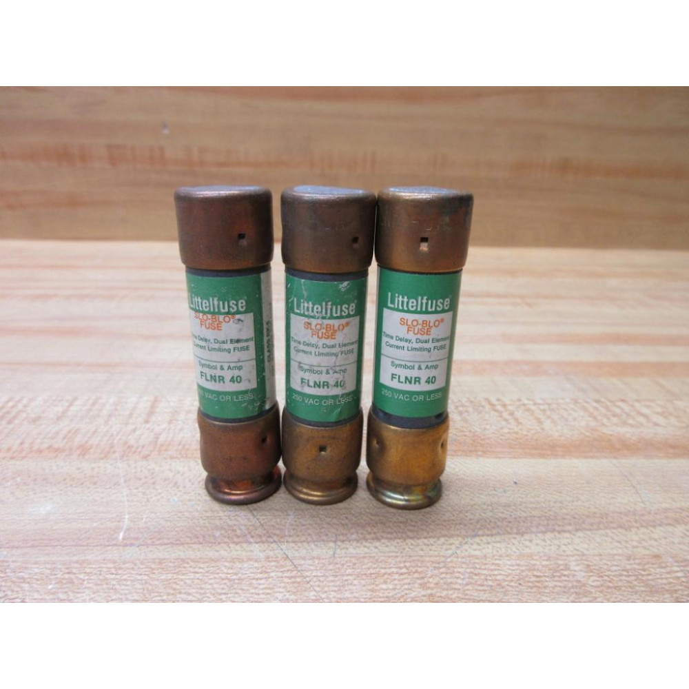Littelfuse FLNR-40 Fuse FLNR40 (Pack of 3) - New No Box