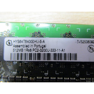 HYB HYS64T64000HU-5-A Memory Module HYS64T64000HU5A - Used