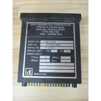 Triplett 4412-02 Meter 547944-2 - Parts Only