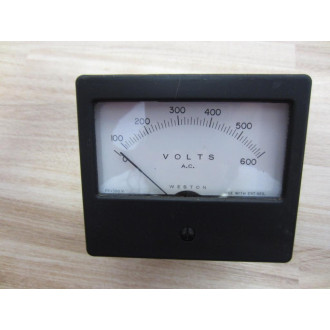 Weston 69400 100 Volt Meter 0-600V 192787