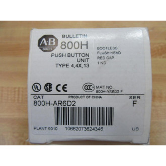 Allen Bradley 800H-AR6D2 Push Button Switch