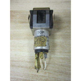 Dialight 513-0311-810 Switch 44A393658-001 Red 'TAPE STOP' Button - Used