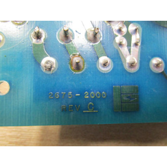 2675-2000 Circuit Board 26752000 - Used