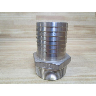 316 Hose Connector 2" OD 150 - New No Box