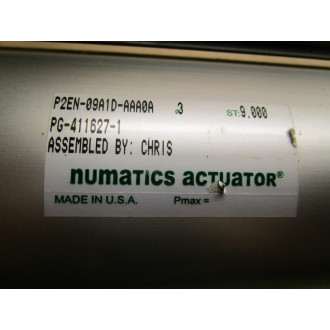 Numatics P2EN-09A1D-AAA0A Cylinder PG-411627-1 - New No Box